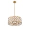 Z-Lite Dealey 6 Light Chandelier, Heirloom Brass & Clear 6010-24HB - alternate 7